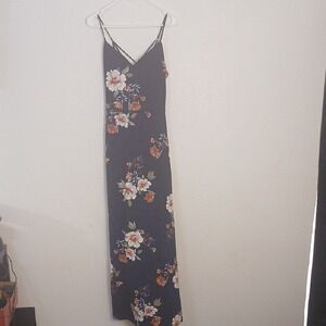 irene faux wrap brushed knit maxi dress Fortune + Ivy Irene Faux Wrap Brushed Knit Maxi Dress Navy Size 3X Stitch Fix